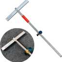 yeshine T-Shaped Glass Cutting Tool, Tile Cutters, Automatic Control Oiling, Nylon Pulley, 120cm Thickened Aluminum Alloy Blade Bar, Hard Steel Scale, for Thick Glass, T-Glass and Tile Cutting