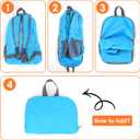 48 Pcs 17 Inch Backpack in Bulk Foldable Classic Back Packs Colorful Book Bags Assorted Colors Lightweight Bookbags for Outdoor Travel Student School Supply 8 Colors