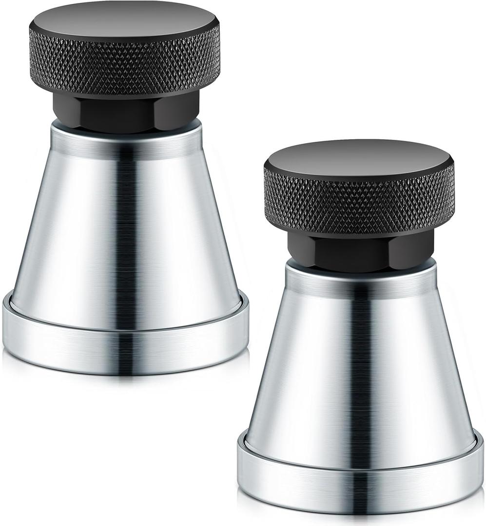 Gisafai 2 Pcs Adjustable Screw Jack Range 2.63" to 3.93" Heavy Duty Screw Machinist Jack Stands with 5 Tons Capacity for Large Milling Drilling Machines Leveling Work Die Processing