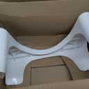 Squatty Potty Simple Curve Bathroom Toilet Stool 7" White