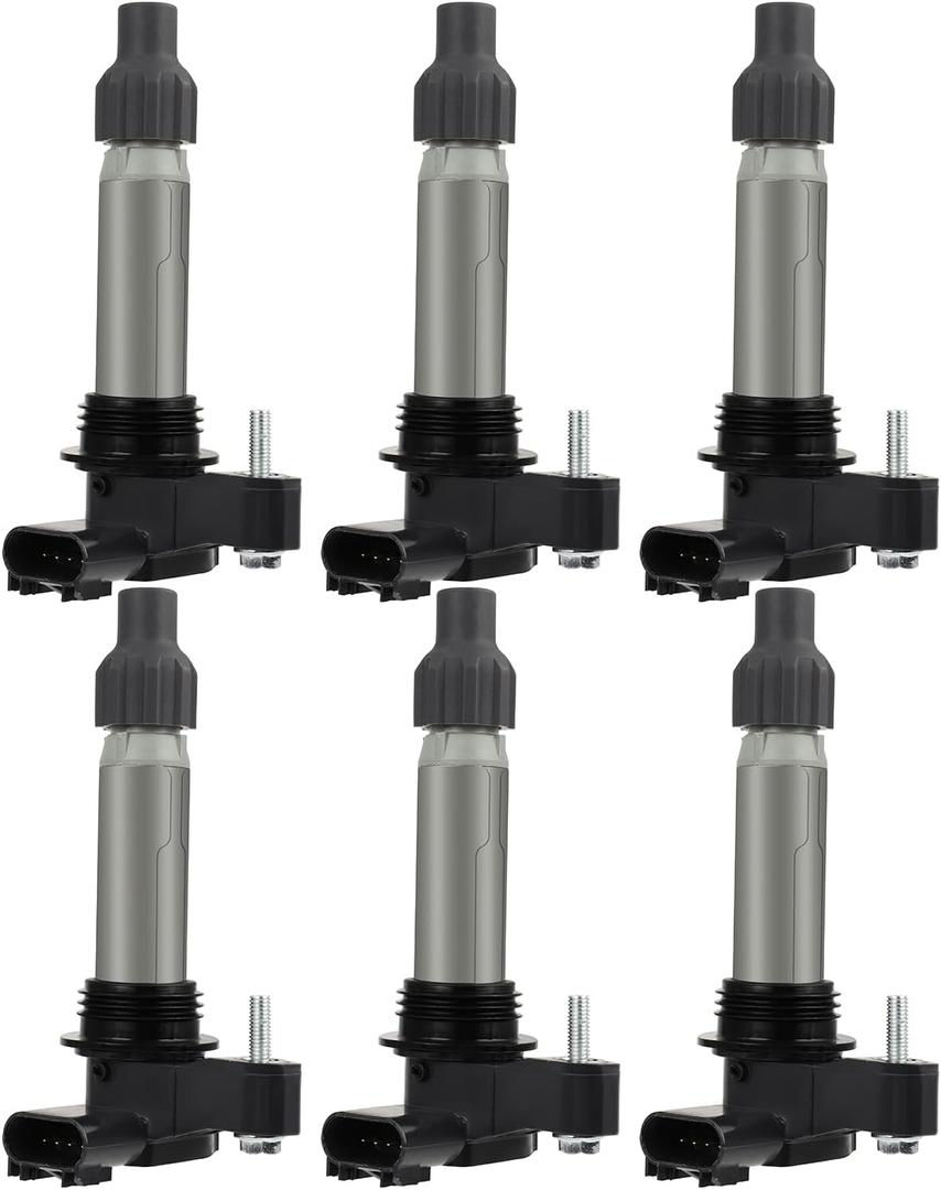 ECCPP 6pcs Ignition Coil UF569,for Chevrolet Equinox, Malibu, Traverse, Impala, Camaro, Colorado & for GMC Acadia, Canyon & for Buick LaCrosse, Enclave & for Cadillac SRX, CTS
