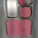 Stainless Steel Bento Lunch Box-7+ Older Kids，Teens ＆ Adult with Insulated Food Jar,Leakproof 3-Compartment,BPA-Free, Eco-Friendly,Dishwasher Safe, Large-Capacity Box, School,Office,Travel （Pink)