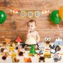 Distaratie 16 Pack Woodland Baby Shower Decorations, Woodland Animals Table Centerpieces, Jungle Theme Baby Shower Party Supplies for Boys Girls, Forest Animal Birthday Table Decor