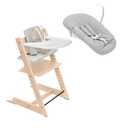 Stokke Tripp Trapp High Chair + Newborn Set, Natural Nordic Grey