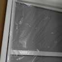 WONSTART White Metal Framed Bathroom Mirror with Shelf, 24.4 X 31 in Rectangular Wall Mounted Bathroom Vanity Mirror, Modern Bathroom Mirror with Storage for Over Sink, Entryway (White)