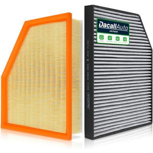 Engine & Cabin Air Filter Set Fit for BMW X3 (XDrive30i/SDrive30i/M40i) 2018-2019; for X4 (xDrive30i Only) L4-2.0L Gas 2019-2022; X4 (M40i Only) L6-3.0L Gas 2019. Replace 64119382885, 13718577171