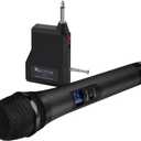 Wireless Microphone, Handheld Dynamic Microphone Wireless mic System for Karaoke Nights and House Parties to Have Fun Over The Mixer, PA System, Speakers-Fifine Technology K025