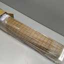 LazBlinds Cordless Bamboo Roman Shades, 21.5x64, Highfield Teak