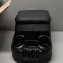 Center Console for Truck Bench Seats, Vehicle Organizer, Medium, Made in USA (Black)