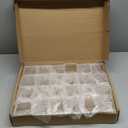 24 Pack Acrylic Box, Small Clear Plastic Square Cube Box with Lids, Candy Storage Container, for Candy Pill, Tiny Jewelry, Cosmetics, Jewelry, Party Favor