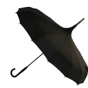 Gothic Rebel Black Pagoda Umbrella - Perfect for Rain or Shine, Ideal for Vampires, Gothic Enthusiasts, and Lovers of Unique Style 2-Pack
