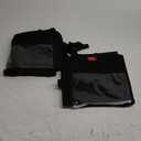 Helteko Backseat Car Organizer, Kick Mats Back Seat Protector with Touch Screen Tablet Holder, Back Seat Organizer for Kids, Travel Accessories with 9 Storage Pockets 2 Pack, Black