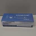 Portable Printers Wireless for Travel, A285M Small Inkless Thermal Printer, Bluetooth Mobile Printer Support 8.5" X 11" Letter & A4 Thermal Paper, Compatible with iPhone Laptop for Home Office Receipt (Black)