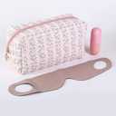 Pencil Case Floral Cute Pencil Case Student Pen Pouch Makeup Pouch Cute Flower Office College Cosmetic Makeup Bag Organizer Large (pink)