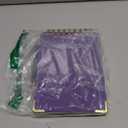 Top Spiral Notebook 5x7 Leather Steno Pad 300 Pages Hardcover Steno Notebooks Top Spiral for Work Steno NotePad, 100 GSM Thick Paper, Left Handed Notebooks for Office College School, Purple