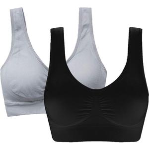 Women's Comfort Workout Sports Bra Low-Impact Activity Sleep Bras, Large