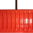 Bigfoot 21" Poly Pusher Snow Shovel - Wooden Handle