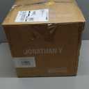 JONATHAN Y 22" Blue/White Ceramic Table Lamp, French Country Chinoiserie Ginger Jar LED Bedside Lamp for Living Room Bedroom, White Linen Shade, JYL3005A