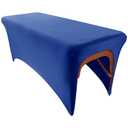 Elastic Lash Bed Cover Blue Massage Table Cover Made of 90% Polyester and 10% Spandex odorless Spa Sheet Set for Lash Extension Bed or Massage Table(Blue, 1PCS) (2)