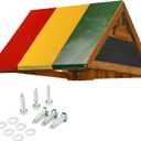 MOFEEZ 52" x 90" Swing Set Replacement Tarp for Play Set Outdoor, 100% PVC Vinyl Coated Marine Grade Fabric, Multi-Color