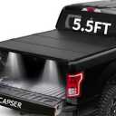 CAPSER 5.5FT Hard Tri-Fold F150 Tonneau Cover Fits for 2015-2026 Ford F-150 67Inch Truck Bed(incl.F150 Lightning)