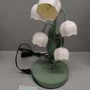 Flower Table Lamp for Bedroom,3 Colors Flower Reading Light with 5 Lily of The Valley, Cute Desk Lamp Bedside Lamps for Nightstands Home Decor,Soft Reading Night Light for Bedroom Living Room Office