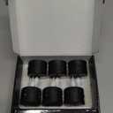 FREEPOWER Black Tea Lights Candles (NO Remote),Rechargeable Flameless Candles with 6 Hour Timer,LED Tealight Candles,Flameless Tealights Flickering Realistic for Halloween Decorations,Set of 6