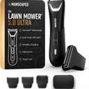MANSCAPED The Lawn Mower 5.0 Ultra Groin & Body Hair Trimmer  Dual-Head SkinSafe Trimmer & Foil Blades, Waterproof Wet/Dry Groomer, USB-C Rechargeable with Travel Case, Mens Ball Shaver, Black