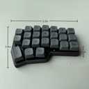 SZRKBD Ergonomic Split Capacitive Keyboard, Topre-Style Electrostatic Switches, Compact 46-Key Corne 40% Layout, VIAL Fully Programmable Wired Keyboard for Typist, Coders & Office Workers (35g Black)