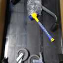 Plastic Commercial Cart Large Size, Restaurant Cart with Wheels Lockable, Heavy Duty Utility Service Cart for Foodservice, Commercial,Office, Warehouse, Black, 40.15X 19.29x 38.97 inches.