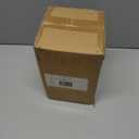 Simple Designs LT2007-WHT Chrome Mini Basic Table Lamp with Fabric Shade, White (No Bulb)