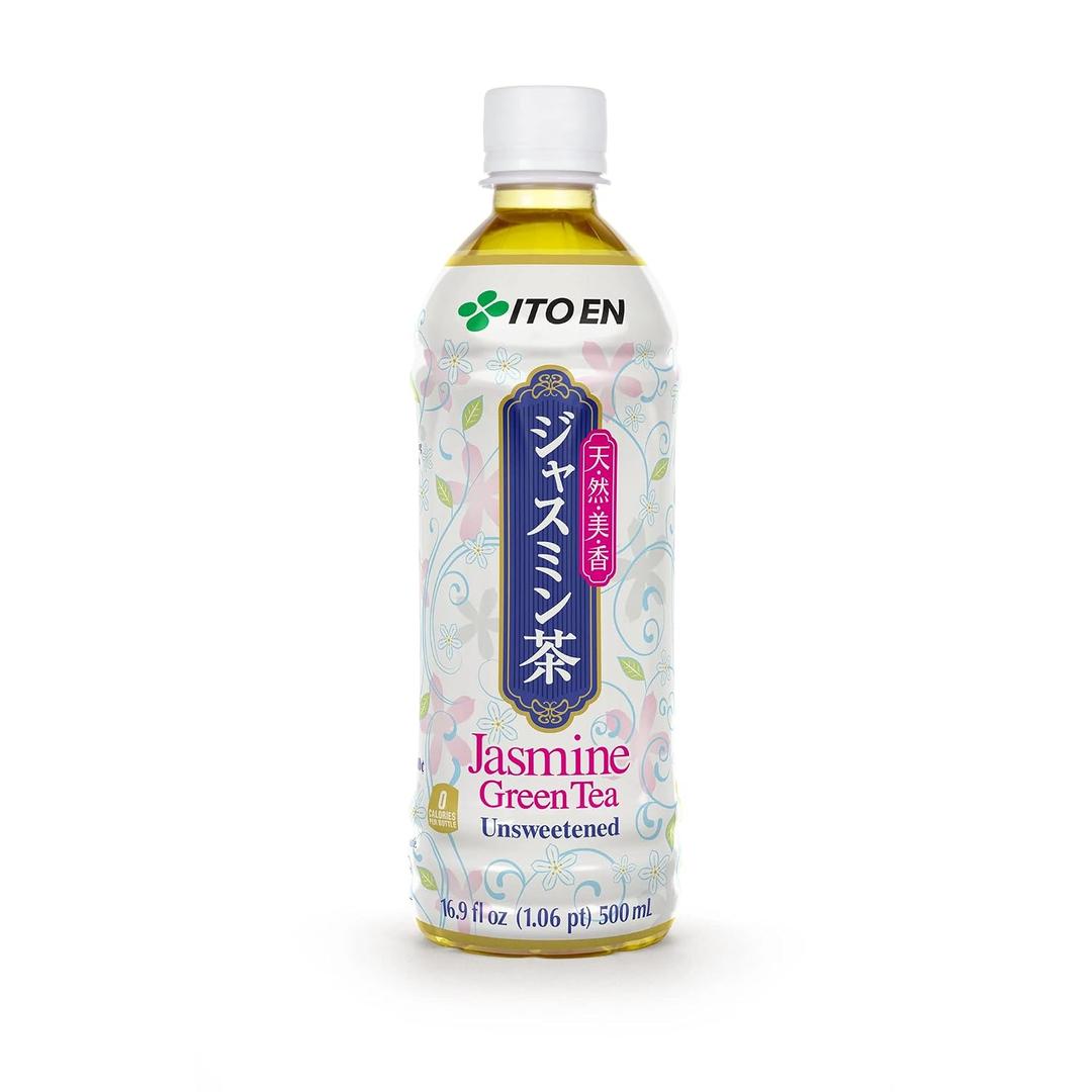 Ito En Jasmine Green Tea Unsweetened 16.9 Fluid Ounce (Pack of 12), 0 Calories (EXP 12/26/26)