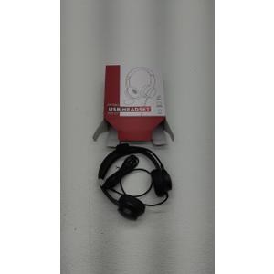 USB Headset with Microphone for PC, Wired Headphones with Mic USB Headset with Noise Cancelling Microphone, Computer Headset with Microphone for Home Office Online Class Teams Skype（Black）