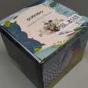 GUGUGO 8 Inch Daisy Planters, Decorative Large Plant Pots with Drainage Holes, Funny Unique Flower Pot for Indoor Plants, Colorful Gardening Pot for Boho Modern Home Dcor, White