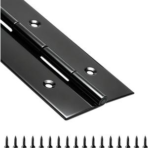 Black Piano Hinge 48 Inch x 2 Inch Open Width