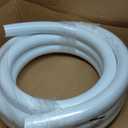 Sealproof 1.5" Dia Flexible PVC Pipe, Swimming Pool and Spa Hose Tubing, Schedule 40, Pump Filtration, Made In USA, 1-1/2-Inch, 25 FT, White
