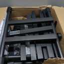 GLEAM Keyboard Stand and Bench Set, Double X Style Digital Piano Stand Height from 19" to 38", Heavy Density Foam Padded Stool from 14" to 18" Black