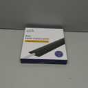 Floor Cord Cover 10ft, Cord Hider Floor Brown Walnut Wood, Floor Cable Management Prevent Cable Trips, Floor Cable Cover Wire Covers for Power Cords, Cord Protector Cord Cavity W0.47in H0.28in (W1.2'' x L10')