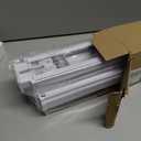 Joydeco No Drill Zebra Blinds for Windows, Cordless Day & Night Dual Sheer Roller Shades, Easy Installation, Free-Stop Light Filtering Privacy Blinds for Home(White,33" W x 75" H,Old Version)