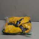 Fmeida 65L Duffle Bag with Shoes Compartment, Foldable Travel Duffel Bags for Men Women, Large Packable Travel Bag Water Repellent & Tear Resistant (Yellow)