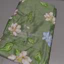 Horaldaily Spring Tablecloth 60x120 Inch Rectangular, Elegant Turquoise Magnolia Flower Washable Seasonal Table Cover for Party Picnic Dinner Decor