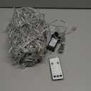 JMEXSUSS 400 LED White Christmas Icicle Lights, 38.8ft Connectable Icicle Lights for Outside Outdoor Indoor Plug in, String Light for House Patio Party Room Holiday Christmas Decorations