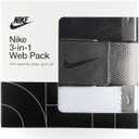 Nike Men's 3 Pack Web Belt