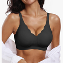 OEAK Womens Wireless Bras Push Up Support Full Coverage Bralettes No Underwire Bra Comfortable Everyday Seamless Tshirt Bras, Size M