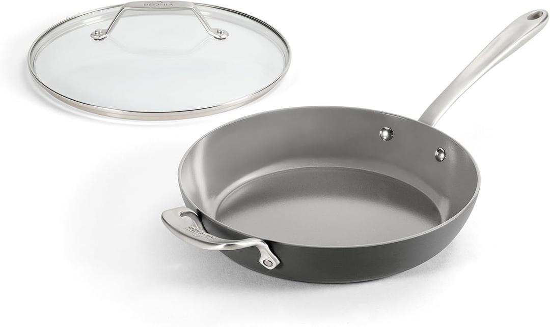 All-Clad HA1® Ceramic Nonstick 10.5" Fry Pan with Lid, Induction Ready