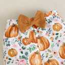 SUNNY PIGGY Newborn Girl Clothes Baby Outfit Infant 0-18 Month Fall Winter Spring Clothing (Ha Brown)