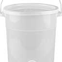 Restaurantware 6 gal Round Clear Plastic Beverage Dispenser