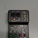 USB Audio Interface for PC,Interface for Recording Music Computer Recording Audio Interface XLR with 3.55m Microphone Jack, USB Sound Card for Recording Studio, Ultra-low Latency Plug&Play, Q-12