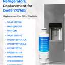Waterdrop WD-F45 Replacement for Samsung DA97-17376B, HAF-QIN/EXP, DA97-08006C, RF28R7201SR, RF28R7351SG, WD-F45, Refrigerator Water Filter, 3 Filters