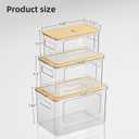 Under Sink Organizer,Plastic Trash Bag Holder Dispenser,Stackable Pantry Laundry Room Home Organization,Potatoes Onions Storage Container for Kitchen,Set of 3 for 13/30/33 Gallon Bags